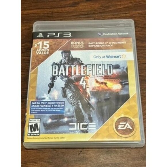 Battlefield 4 Playstation 3 video game PS3 China Rising Expansion Pack walmart - Picture 1 of 4